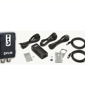 FLIR Infrared Camera Kit for High/Low Temperature Measurement, 9 Hz, Ethernet Connectivity, No Laser Sighting