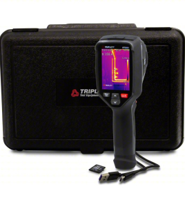 Triplett 256 x 192 Thermal Imaging Camera with 40mK IR Resolution, USB Connectivity &amp; Digital Display