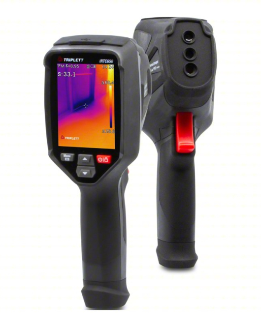 Triplett 256 x 192 Thermal Imaging Camera with 40mK IR Resolution, USB Connectivity & Digital Display