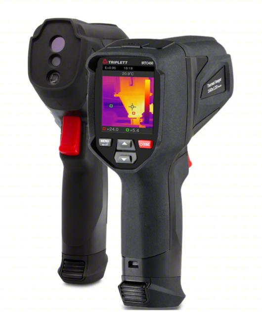 Triplett Thermal Imaging Camera 256 x 192 / 320 x 240 with USB – 50mK IR, 62° x 48° FOV Triplett Thermal Imaging Camera 256 x 192 / 320 x 240 with USB – 50mK IR, 62° x 48° FOV