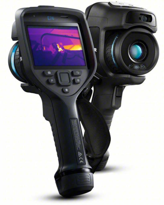 FLIR Exx Infrared Thermal Camera 640 x 480 with SD Card, USB & Wireless – 14° x 10° FOV, Digital Display