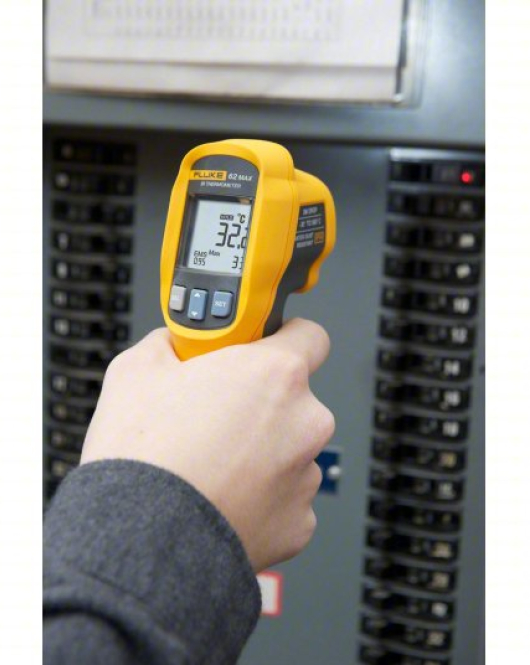FLUKE 62 MAX Infrared Thermometer (Non-Contact IR Temperature Gun, Avg/Min/Max/Diff Modes, Adjustable Emissivity 0.10–1.00) FLUKE 62 MAX Infrared Thermometer (Non-Contact IR Temperature Gun, Avg/Min/Max/Diff Modes, Adjustable Emissivity 0.10–1.00)