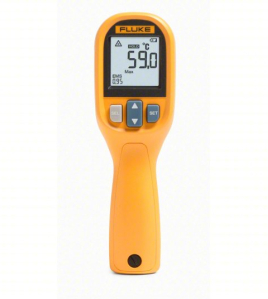FLUKE 59 MAX Infrared Thermometer (Non-Contact IR Temperature Gun, Avg/Diff/Max/Min, Adjustable Emissivity 0.10–1.00)