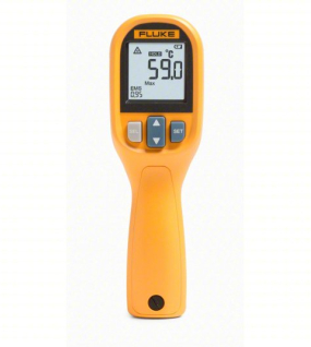FLUKE 59 MAX Infrared Thermometer (Non-Contact IR Temperature Gun, Avg/Diff/Max/Min, Adjustable Emissivity 0.10–1.00)