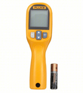 FLUKE 59 MAX+ Infrared Thermometer (Non-Contact IR Temperature Gun, Avg/Min/Max/Diff Modes, Adjustable Emissivity 0.10–1.00)