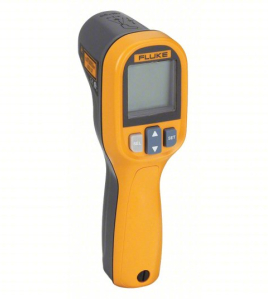 FLUKE 59 MAX+ Infrared Thermometer (Non-Contact IR Temperature Gun, Avg/Min/Max/Diff Modes, Adjustable Emissivity 0.10–1.00)