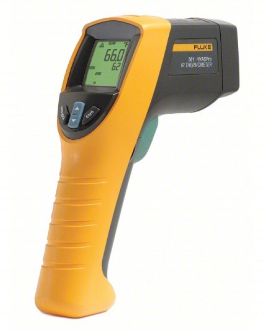 Fluke 561/CWG Infrared Thermometer with Contact Temperature Measurement & Calibration Certificate – Max/Min/Difference Temperature Functions Fluke 561/CWG Infrared Thermometer with Contact Temperature Measurement & Calibration Certificate – Max/Min/Difference Temperature Functions