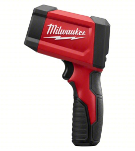 MILWAUKEE 2268-20NST Infrared Thermometer (Non-Contact IR Temperature Gun, Avg/Min/Max/Diff Modes, Down to -22°F, Jobsite Ready)