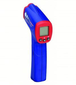 WESTWARD 28AF72 Infrared Thermometer (Non-Contact IR Temperature Gun, Adjustable Emissivity 0.10–1.00, Down to -4°F, Full-Size Handheld)