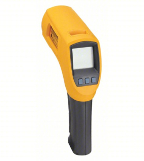 FLUKE 566 Infrared Thermometer (Non-Contact IR Temperature Gun, Avg/Min/Max/Diff Modes, Adjustable Emissivity 0.10–1.00, Down to -40°F)
