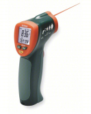 EXTECH 42510A-NIST Infrared Thermometer (Non-Contact IR Temperature Gun, Max/Min Tracking, Adjustable Emissivity 0.10–1.00, NIST Certified, CE)