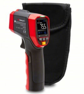 TRIPLETT IRT350 Infrared Thermometer (Non-Contact IR Temperature Gun, Avg/Min/Max/Diff Modes, Adjustable Emissivity 0.10–1.00)
