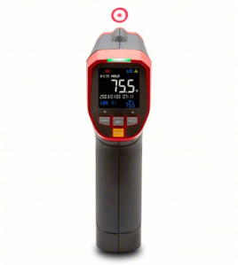 TRIPLETT IRT350 Infrared Thermometer (Non-Contact IR Temperature Gun, Avg/Min/Max/Diff Modes, Adjustable Emissivity 0.10–1.00)