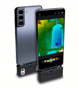 FLIR IR Smart Phone Thermal Imaging Adapter (-4°F to 752°F, 55° x 43° FOV, Adjustable Emissivity)