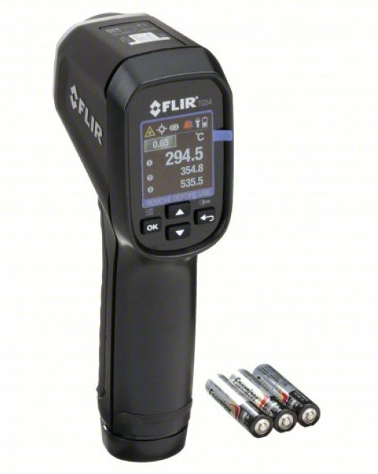 FLIR TG54-2 Infrared Thermometer with Adjustable Emissivity (0.01–1.00) – Max/Min/Average/Difference Temperature Measurement FLIR TG54-2 Infrared Thermometer with Adjustable Emissivity (0.01–1.00) – Max/Min/Average/Difference Temperature Measurement