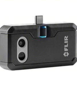 FLIR IR Smart Phone Thermal Imaging Adapter (-4°F to 752°F, 55° x 43° FOV, Adjustable Emissivity)