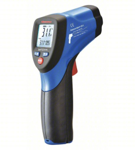 WESTWARD 54TZ31 Infrared Thermometer (Non-Contact IR Temperature Gun, Avg/Min/Max/Diff Modes, Adjustable Emissivity 0.10–1.00)