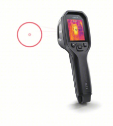 FLIR TG165-X Thermal Imaging Infrared Camera with SD Card & USB – Adjustable Emissivity (0.10–0.99) Full-Size Thermal Scanner