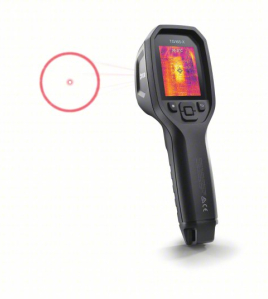 FLIR TG165-X Thermal Imaging Infrared Camera with SD Card &amp; USB – Adjustable Emissivity (0.10–0.99) Full-Size Thermal Scanner