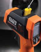 Klein Tools IR10 Infrared Thermometer with Adjustable Emissivity (0.10–1.00) – Max/Min/Average/Difference Temperature Measurement Klein Tools IR10 Infrared Thermometer with Adjustable Emissivity (0.10–1.00) – Max/Min/Average/Difference Temperature Measurement