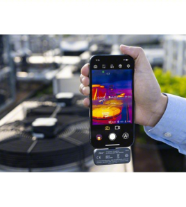FLUKE IR Smart Phone Thermal Imaging Adapter (-4°F to 1,022°F, 56° x 42° FOV, Industrial Mobile IR Camera Attachment)