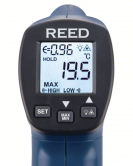 REED Instruments R2300-NIST Infrared Thermometer with NIST Calibration Certificate – Adjustable Emissivity (0.10 to 1.00) & Max/Min Temperature Tracking