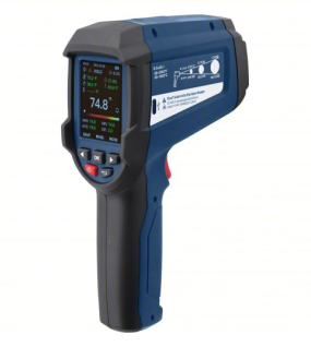 REED Instruments R2340 Infrared Thermometer with Adjustable Emissivity (0.10–1.00) – Max/Min/Average/Difference Temperature Measurement