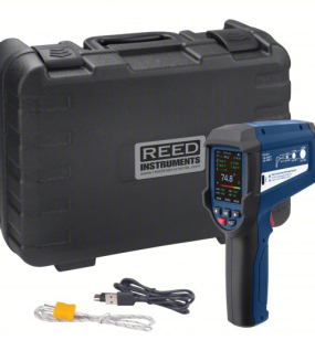 REED Instruments R2340 Infrared Thermometer with Adjustable Emissivity (0.10–1.00) – Max/Min/Average/Difference Temperature Measurement