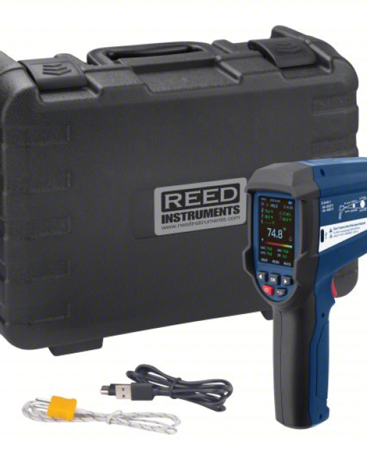 REED Instruments R2340 Infrared Thermometer with Adjustable Emissivity (0.10–1.00) – Max/Min/Average/Difference Temperature Measurement REED Instruments R2340 Infrared Thermometer with Adjustable Emissivity (0.10–1.00) – Max/Min/Average/Difference Temperature Measurement