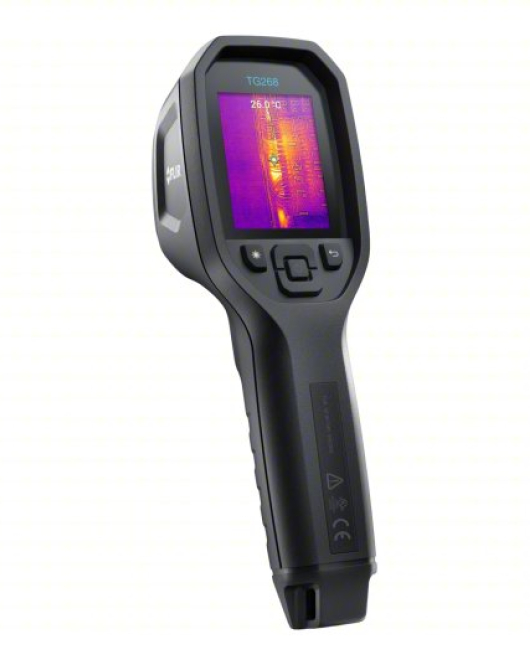 FLIR TG268 Infrared Thermometer with Thermal Imaging – Max/Min/Difference Temperature, Adjustable Emissivity (0.1–0.99) Professional IR Camera
